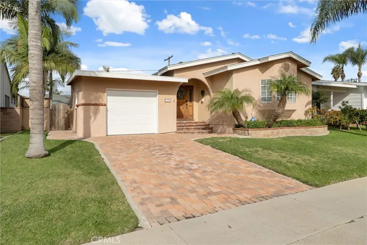 Paver driveway & new garage door
