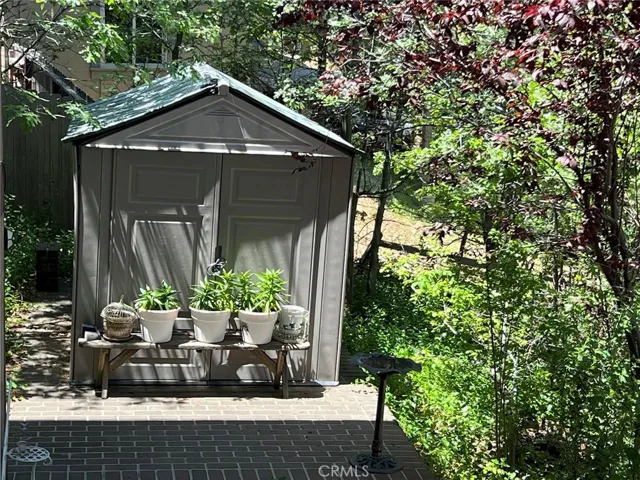 Spacious backyard