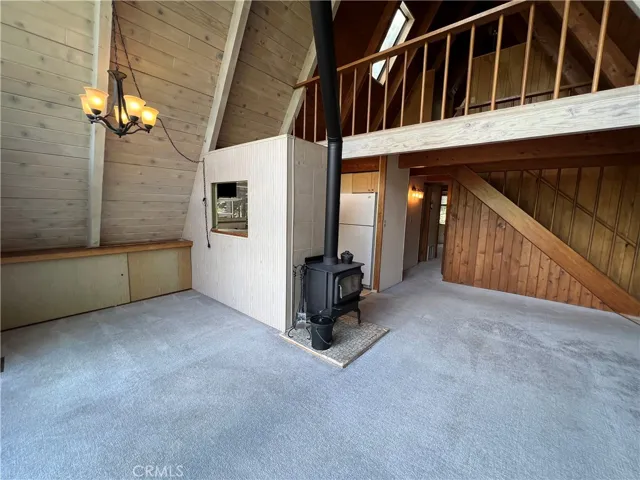 Main unit (A-frame) living room