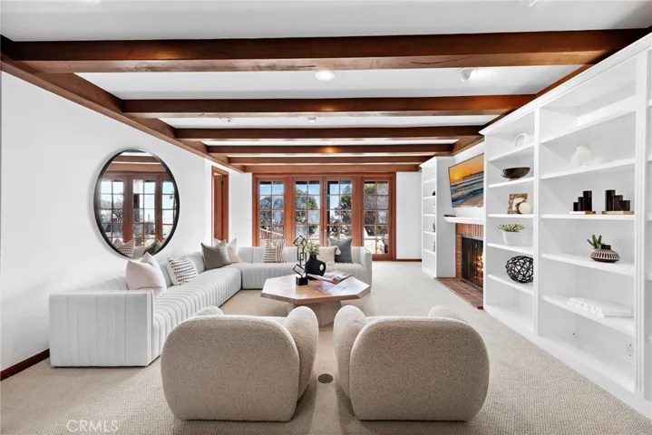 Lower level living rom