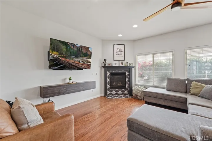 Living Room & Fireplace