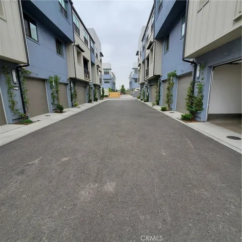 Alley leading to 2-Car Garage