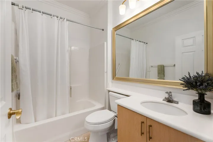 The secondary bathroom is just outside the bedroom making it convenient for your guests.