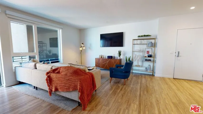 model unit living room