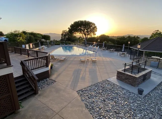 HOA pool and clubhouse