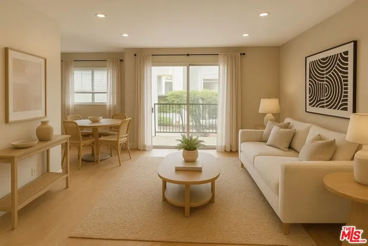 Virtually Staged Living Room