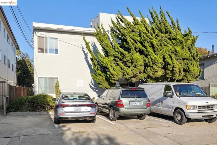 View of uncovered parking lot