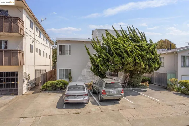 View of uncovered parking lot