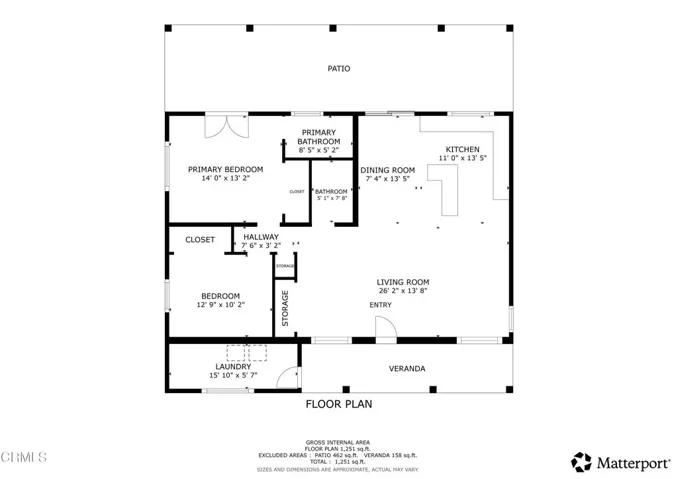 Floor Plan - 7451 Foothill Rd