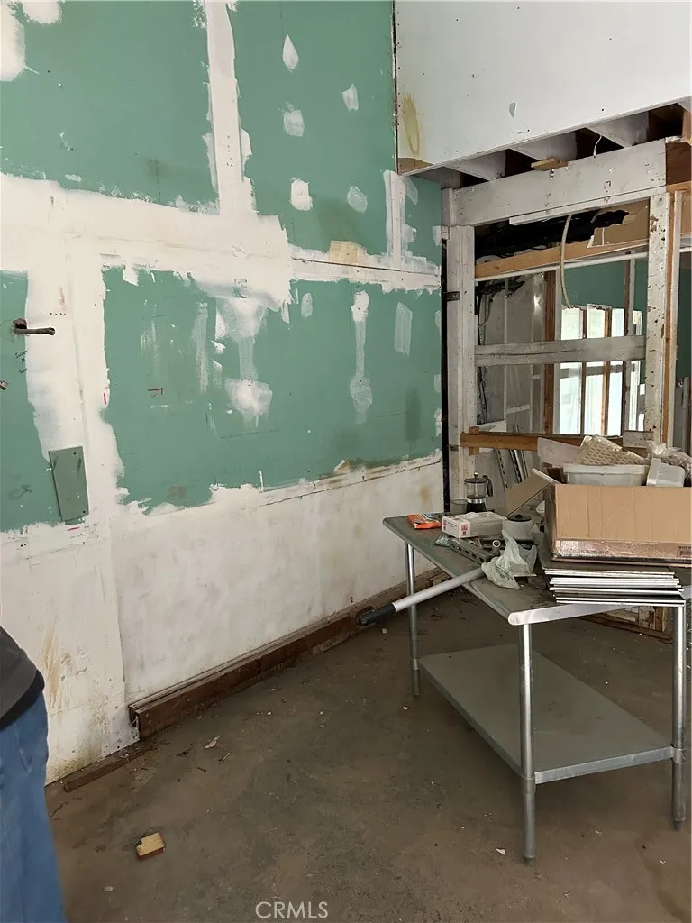 Drywall & floors being redone.