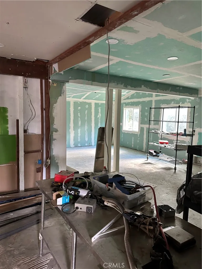 Interior of house.
