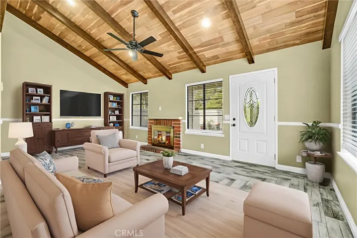 Living room - virtually staged