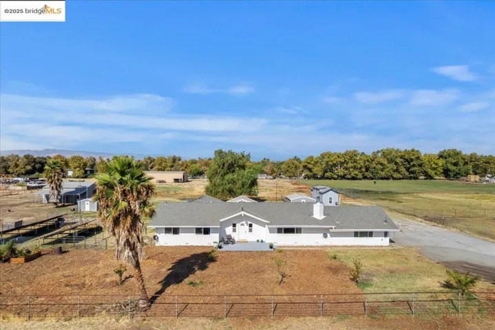 View from above of property