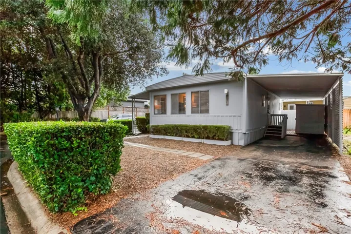 View to carport