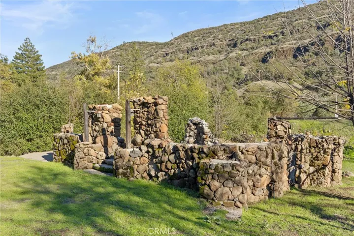Remnants of the "Rock House" Remaining After The Camp Fire of 2018