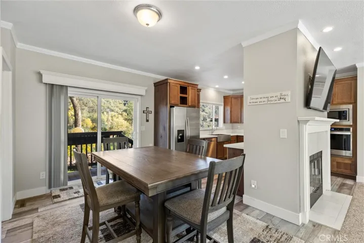 Dining Room with Rear Bluff Views