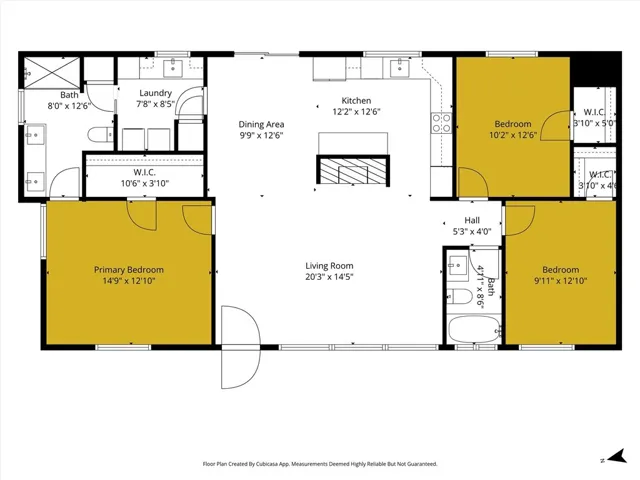 Efficient Floor Plan Provides a Walk-in Closet to Every Bedroom..!