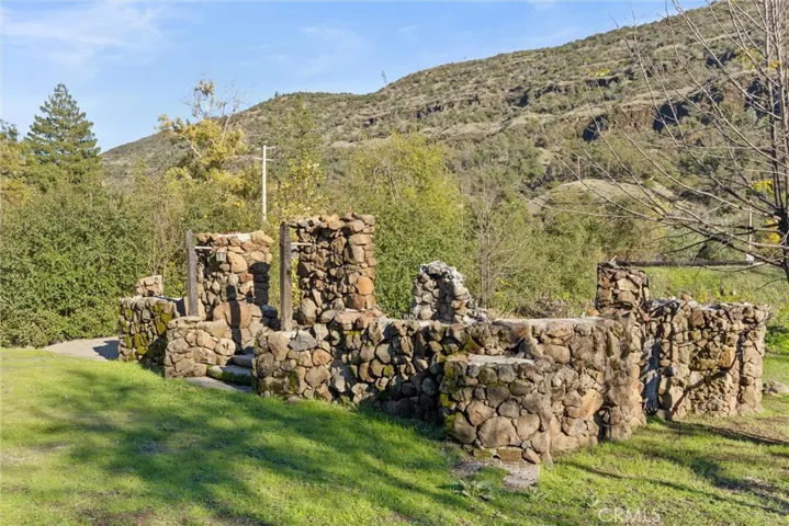 Remnants of the "Rock House" Remaining After The Camp Fire of 2018