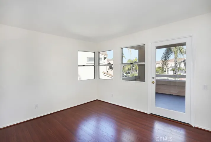 Guest bedroom with private balcony