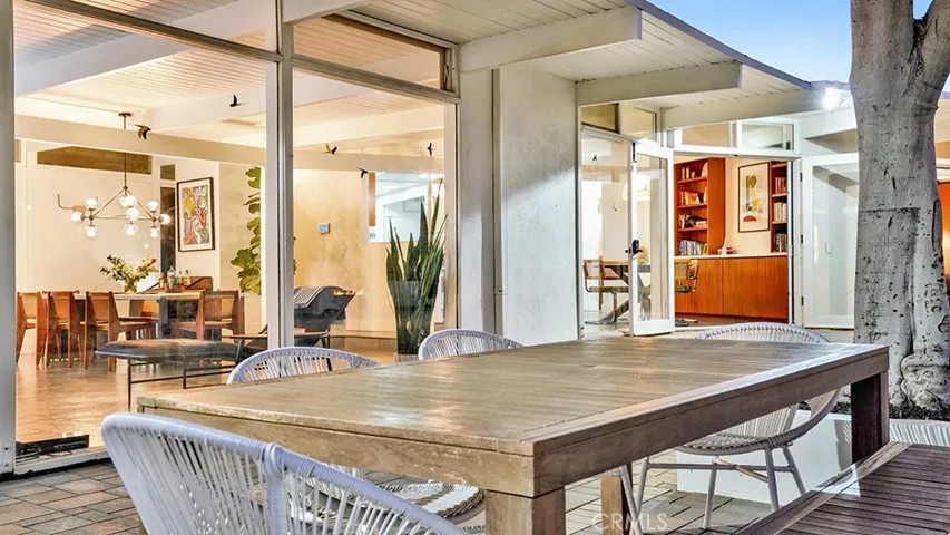 View towards House from Backyard.