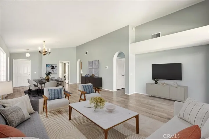 shown with furniture options