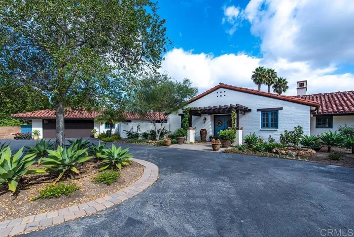 Front view of the home