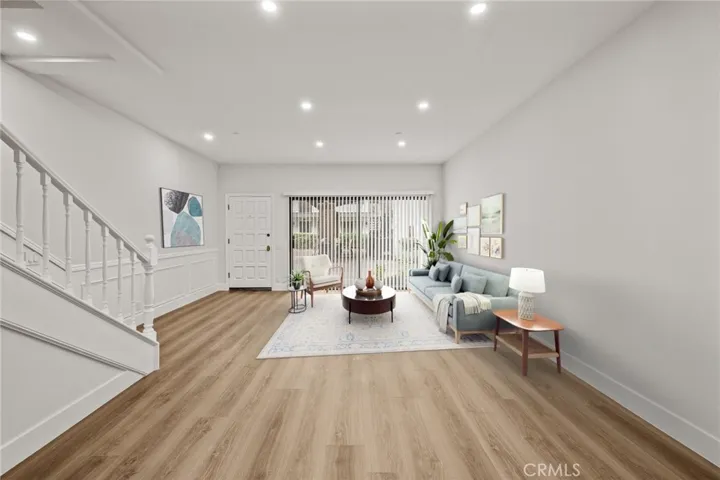 Spacious living/dining room-virtually staged