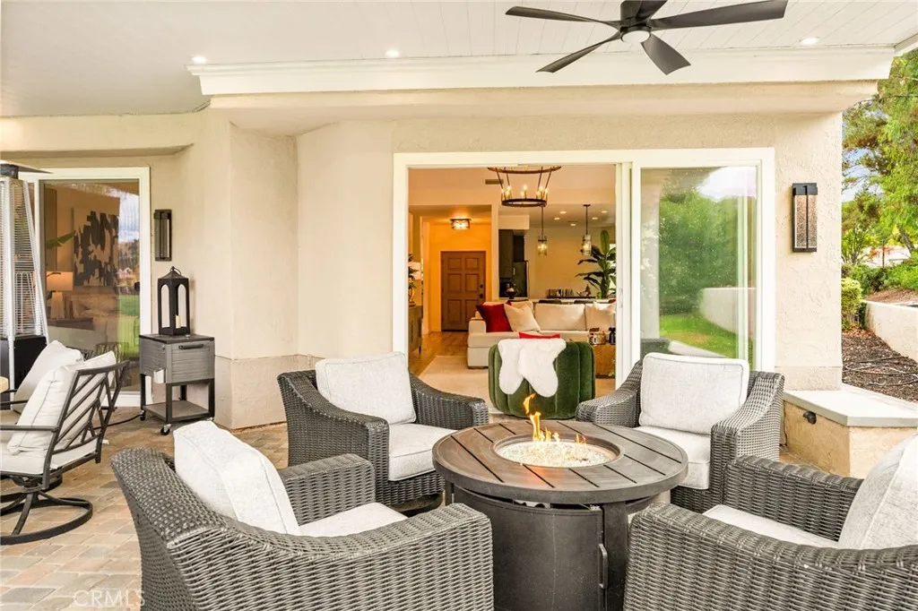 Expansive outdoor living area designed for seamless entertaining