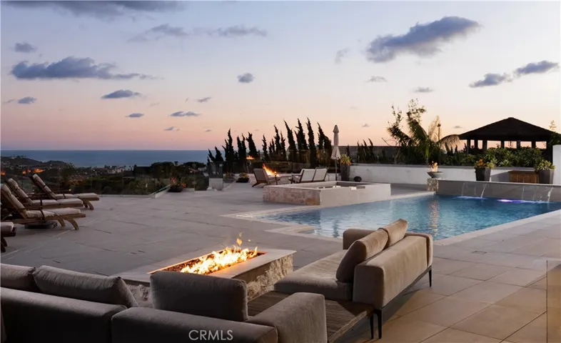 Gorgeous rear yard with Ocean Views, Saddle Back Mountains and Golf Course