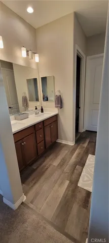Master bath with walk-in closet