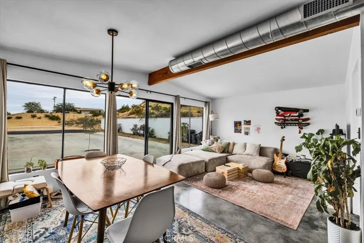 ONE UNIT LIVING SPACE LOOKING OUT