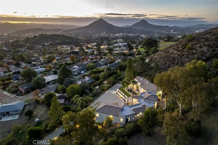 Sunset northwest view