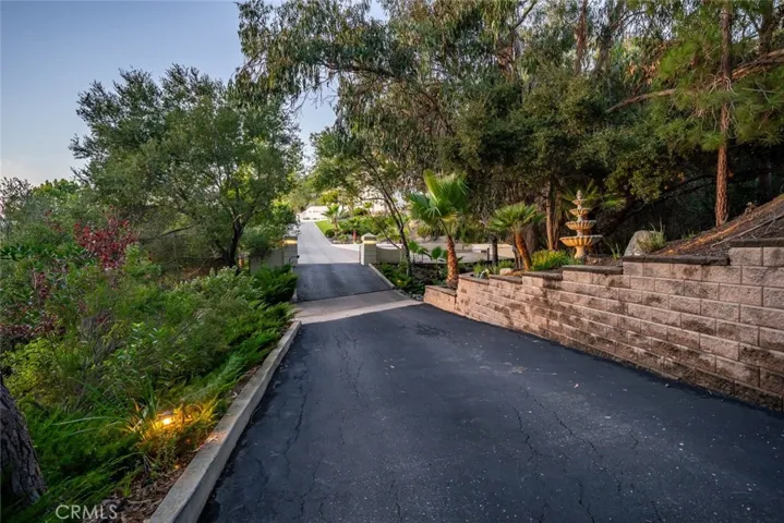 Private gated entrance