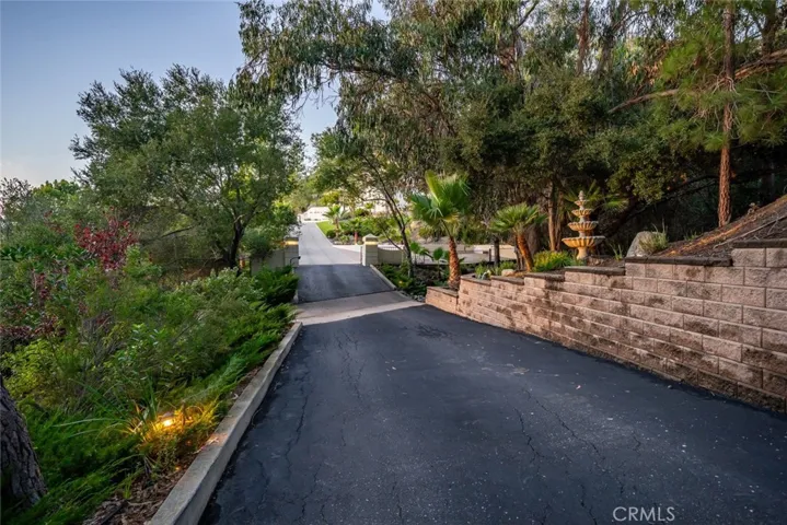 Private gated entrance