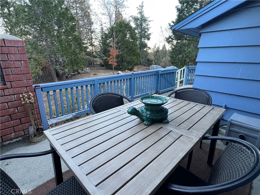 Outdoor eating area