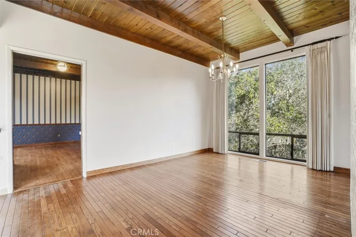 Dining Room with garden views