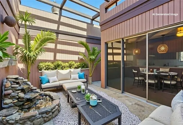 AI Generated: Renovated Atrium. Example scenarios only and are not actual renovations