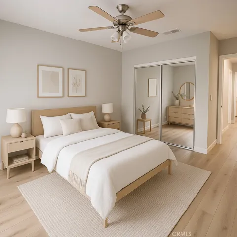 Master Bedroom Staged

