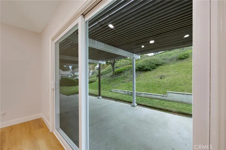 View of back patio