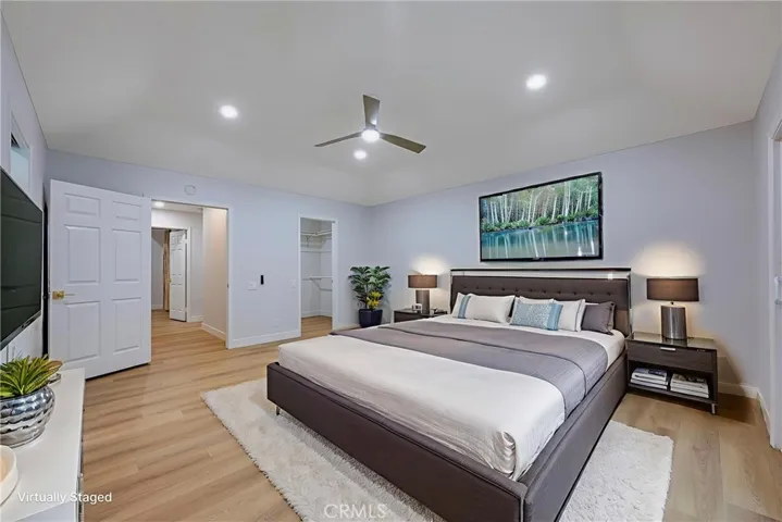 Master Bedroom with Walk-in Closet