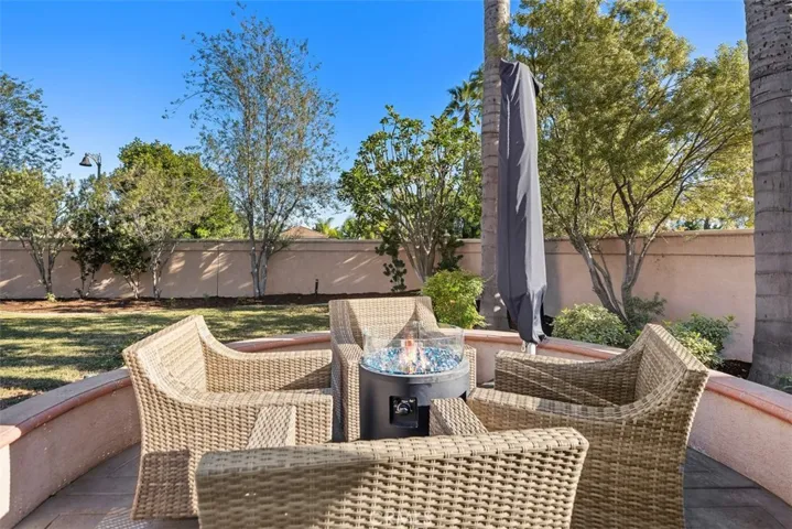 Backyard Seating Area
