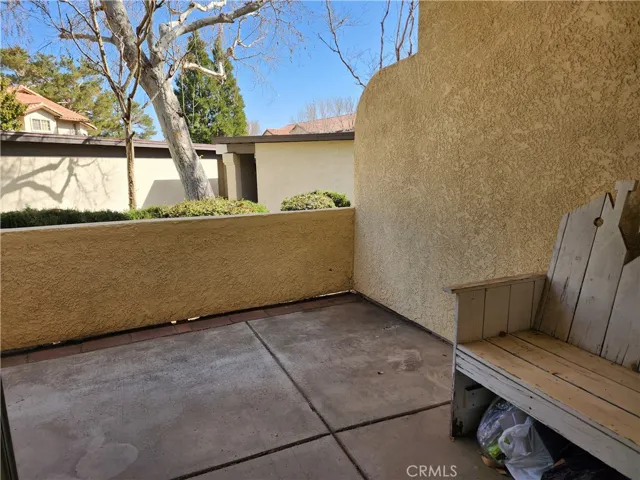 Patio off living area