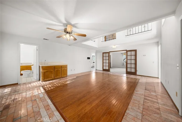 family room and wet bar