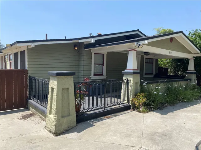 Charming Front house with covered porch.