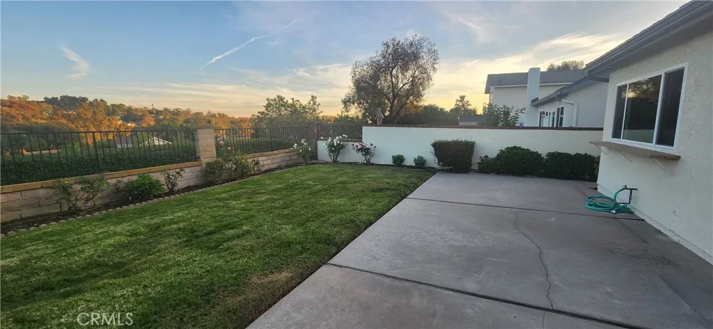 Rear patio