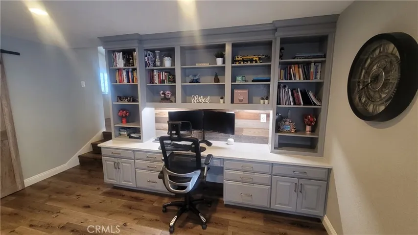 Built in Desk/Office Space in Family Room