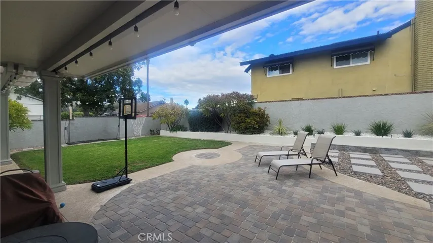 Large Patio cover with ceiling fans