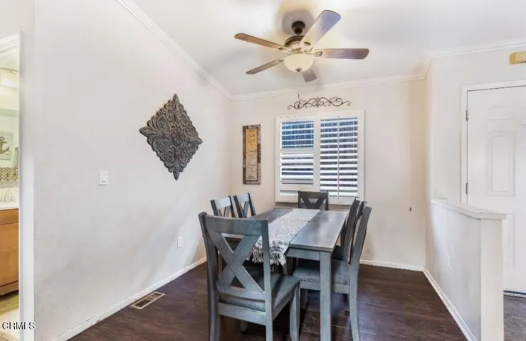 Dining to the Right of the front door