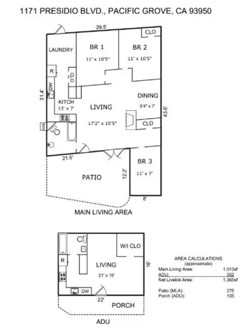 1171 Presidio Boulevard, Pacific Grove, California 93950