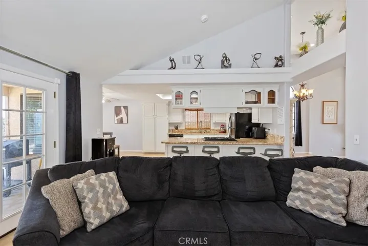 OVER LOOKING THE KITCHEN FROM THE FAMILY ROOM